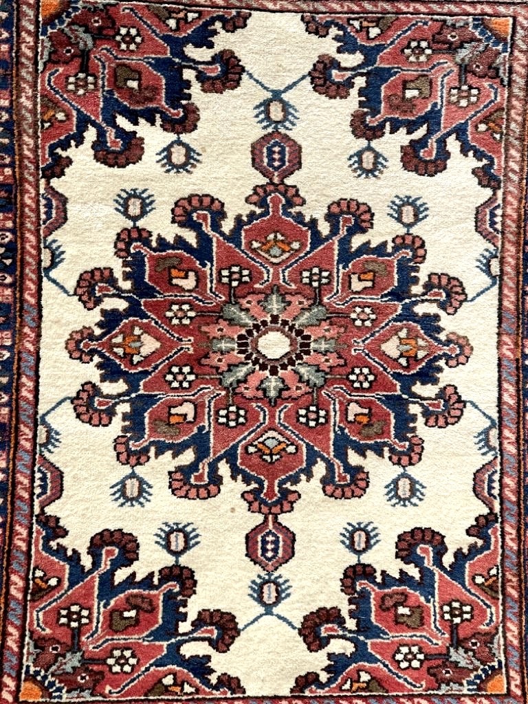 Vintage, handknuten persisk mattan