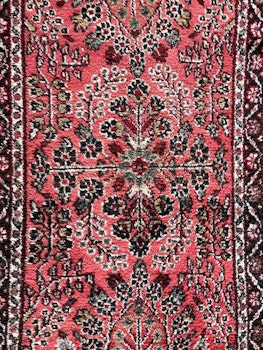 Antik handknuten persisk mattan