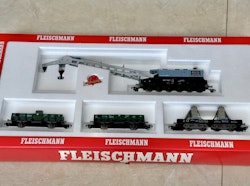 Fleischmann HO 5597 skala Godsvagn Kranvagns sats