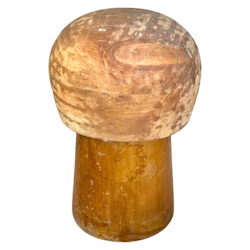 Vintage hat block stand
