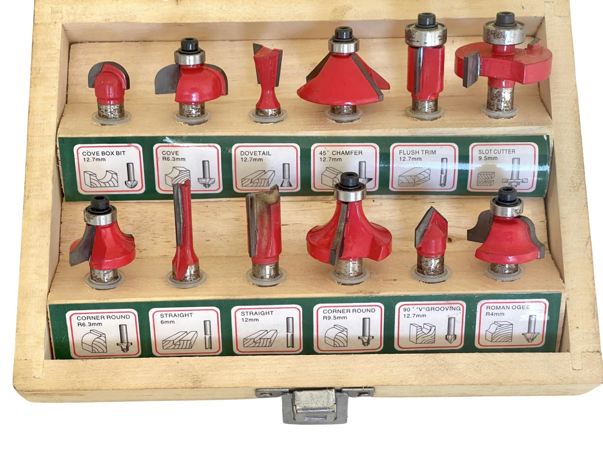 Profilfräs sats router bit set 12