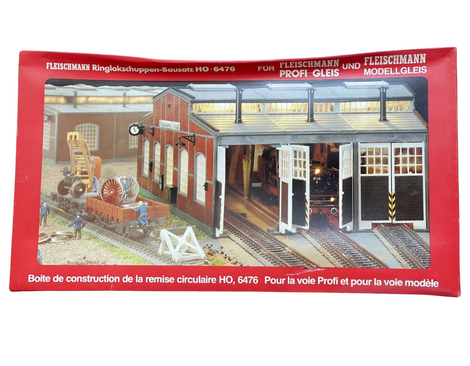 Fleischmann HO 6476 lokstall utrustning