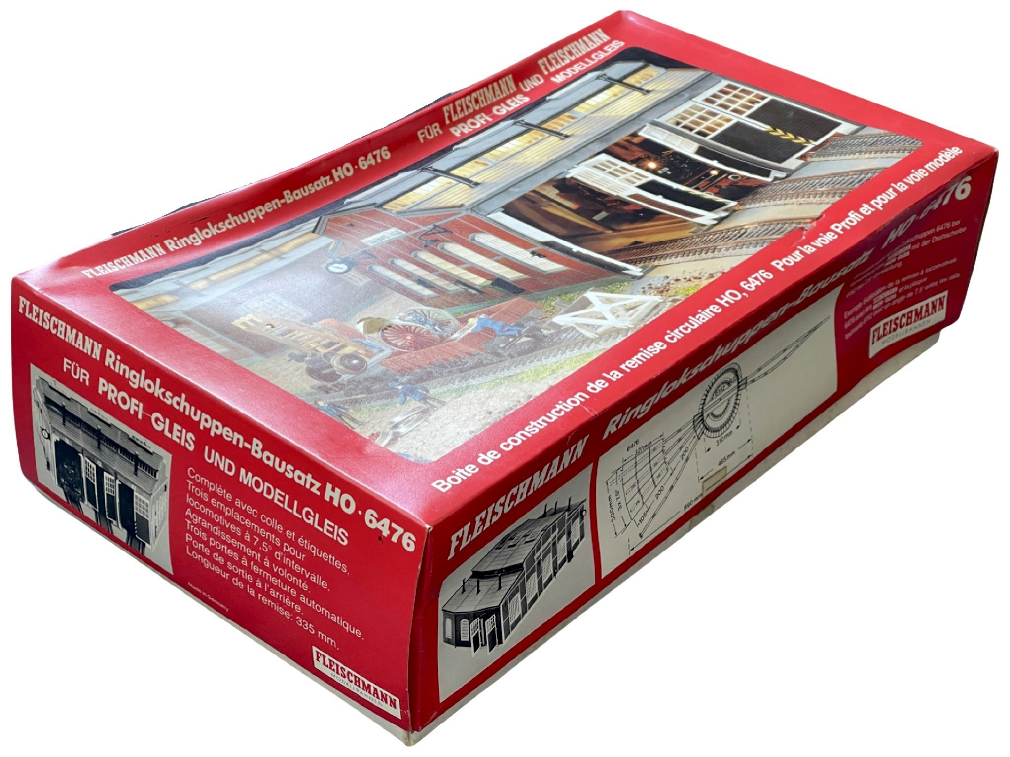 Fleischmann HO 6476 lokstall utrustning