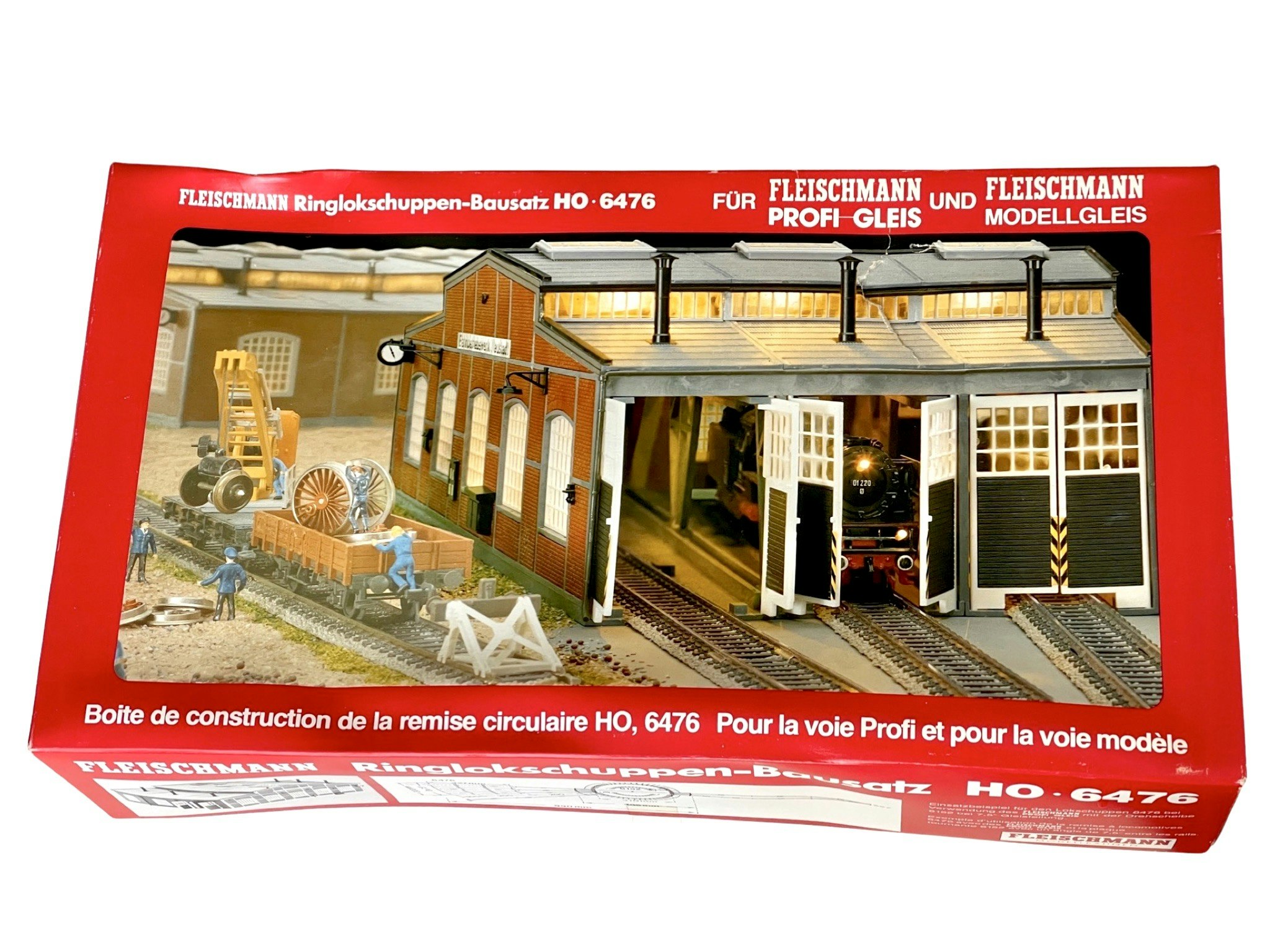 Fleischmann HO 6476 lokstall utrustning