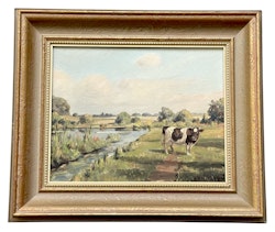 Max Arildskov ( Danmark 1896-1986). Oljemålning på duk, Signerad