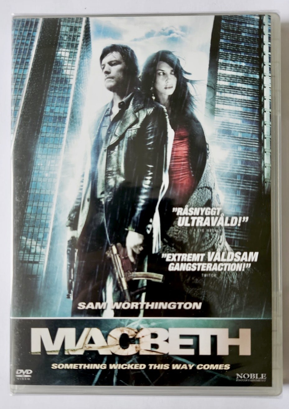 Macbeth med Sam Worthington som Huvudroll, DVD Video, Action, NY