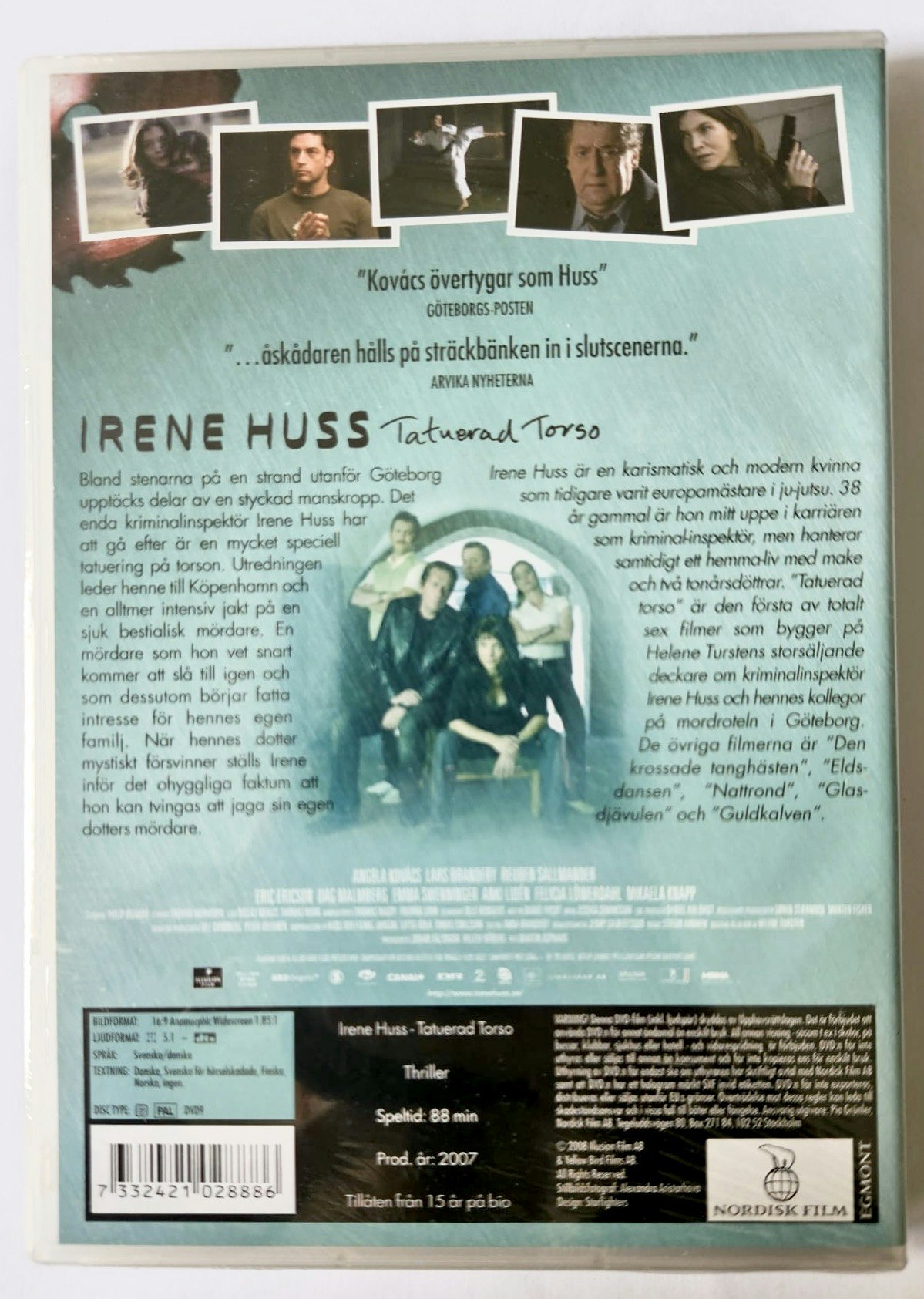 Irene Huss Tatuerad Torso, DVD Video, Thriller, NY