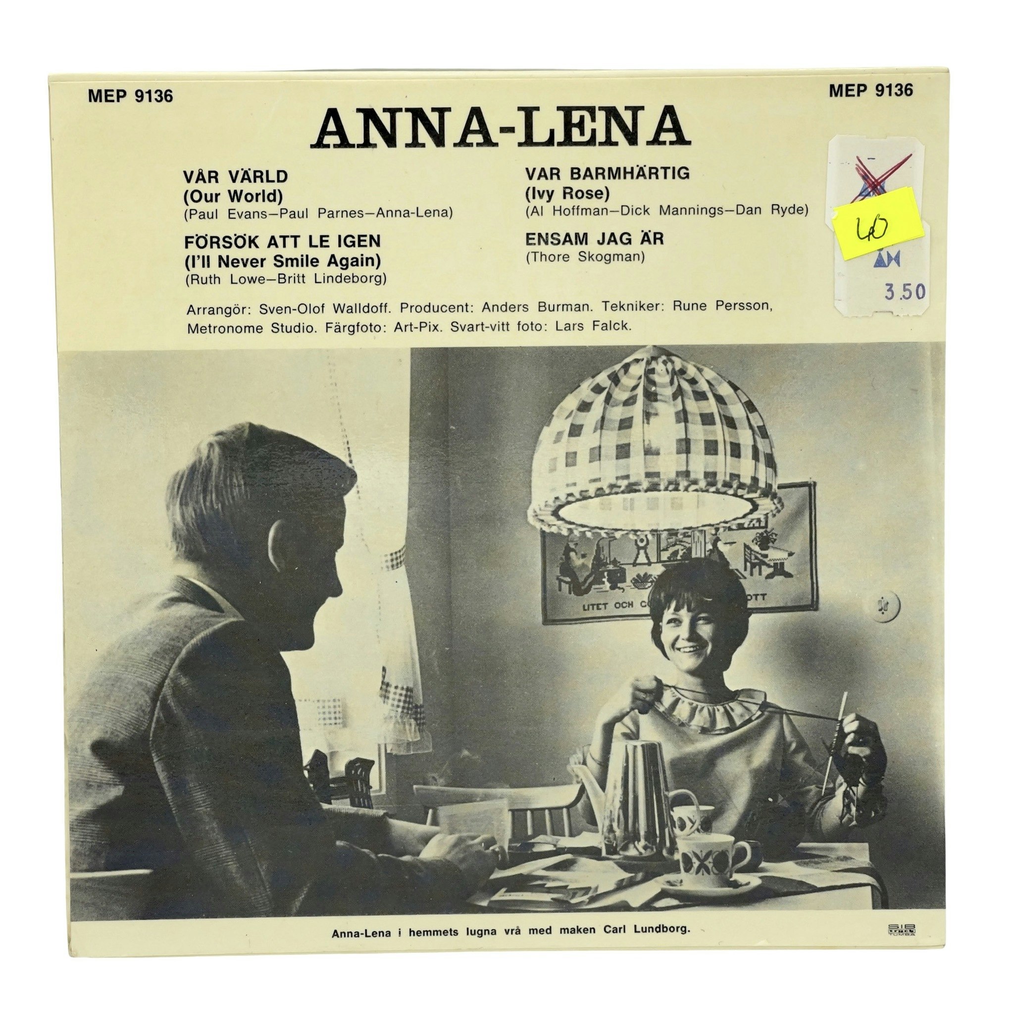 Anna Lena Vår Värld Vinyl EP