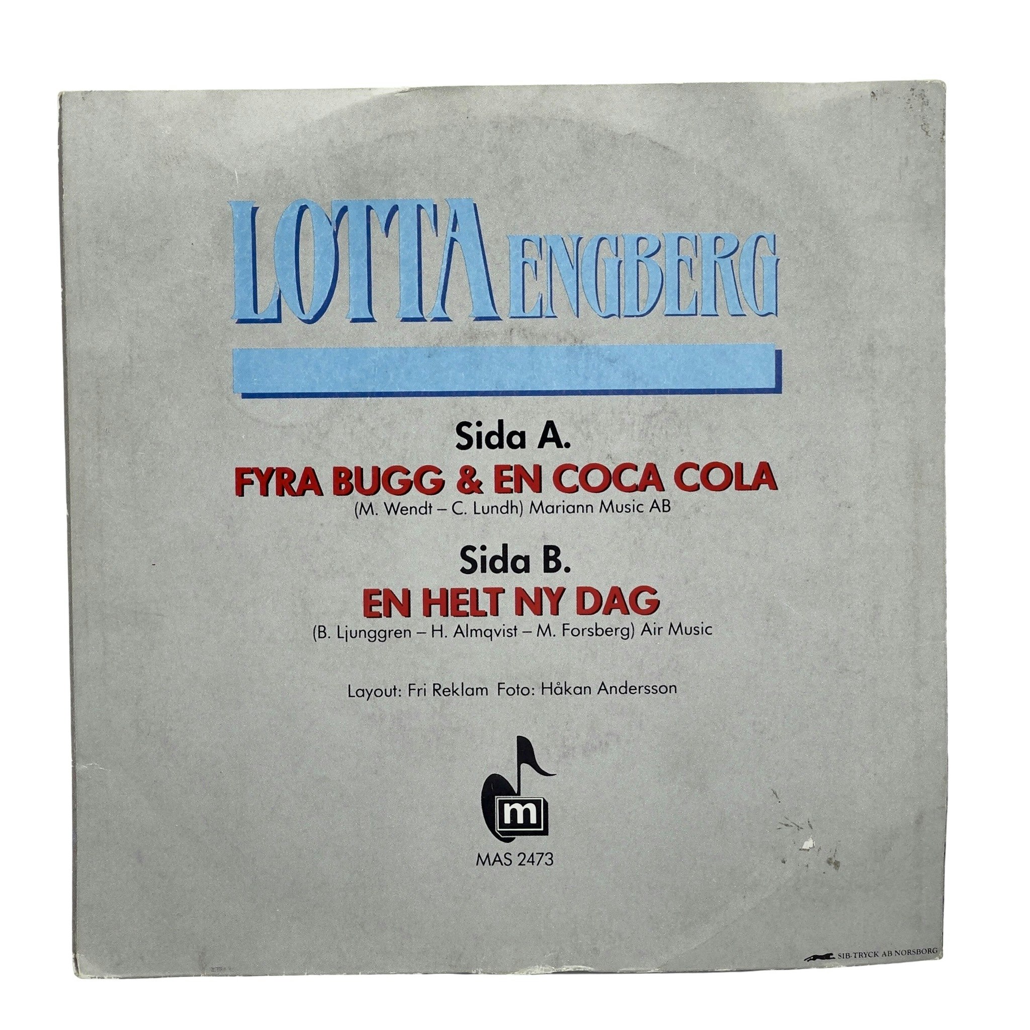 Lotta Engberg 4 Bugg Och En Coca Cola Vinyl EP