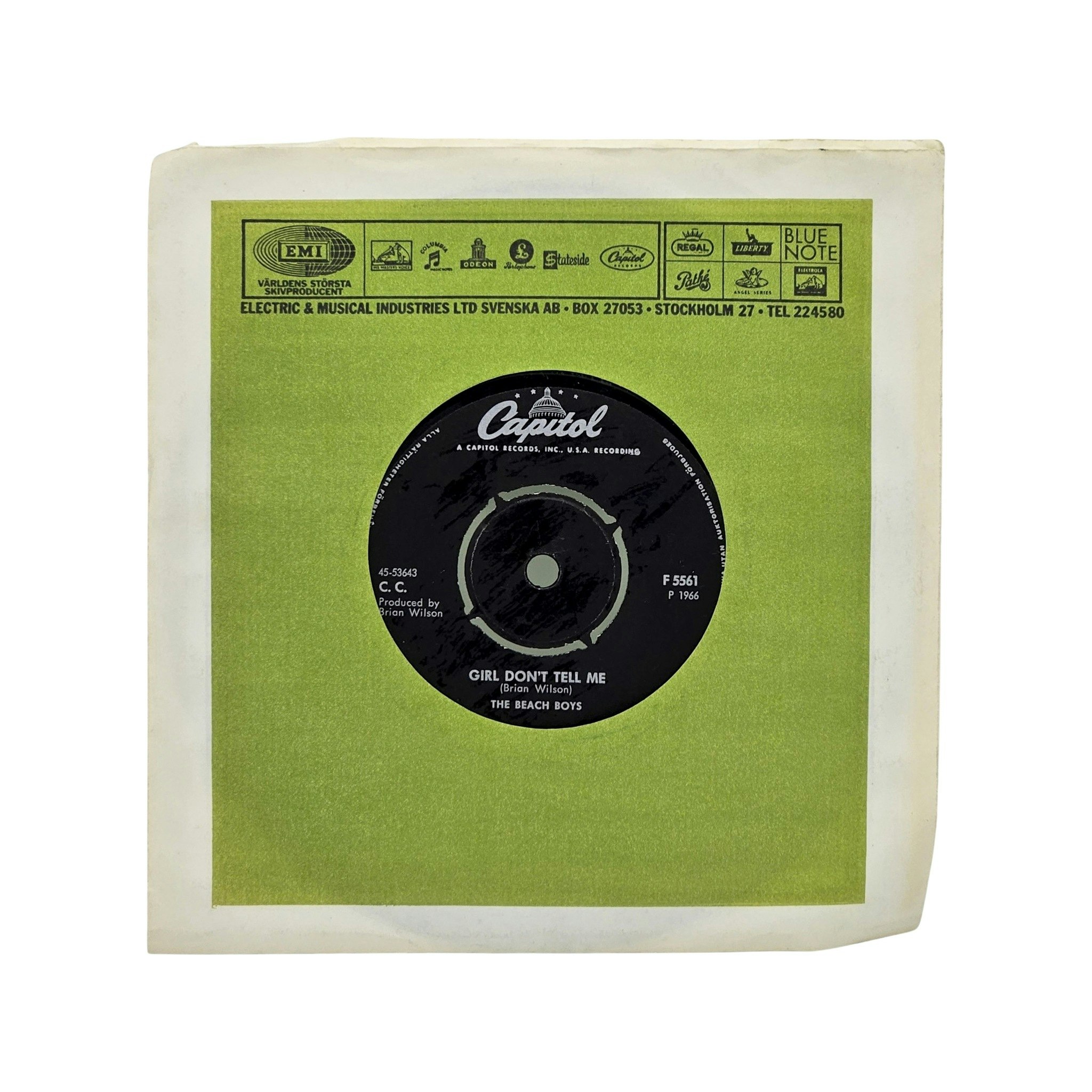 The Beach Boys, Girl Dont Tell Me, Vinyl EP