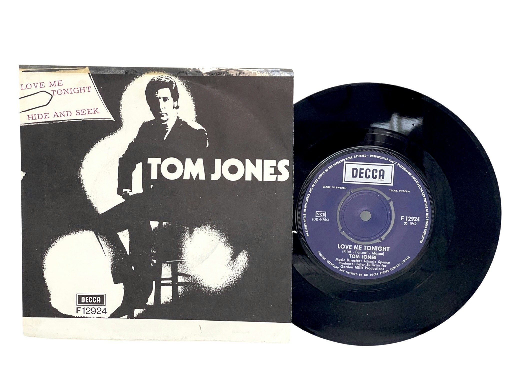 Tom Jones, Love Me Tonight, Vinyl EP