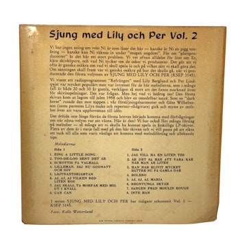 Sing With Lily And Per Vol. 2, Vinyl EP