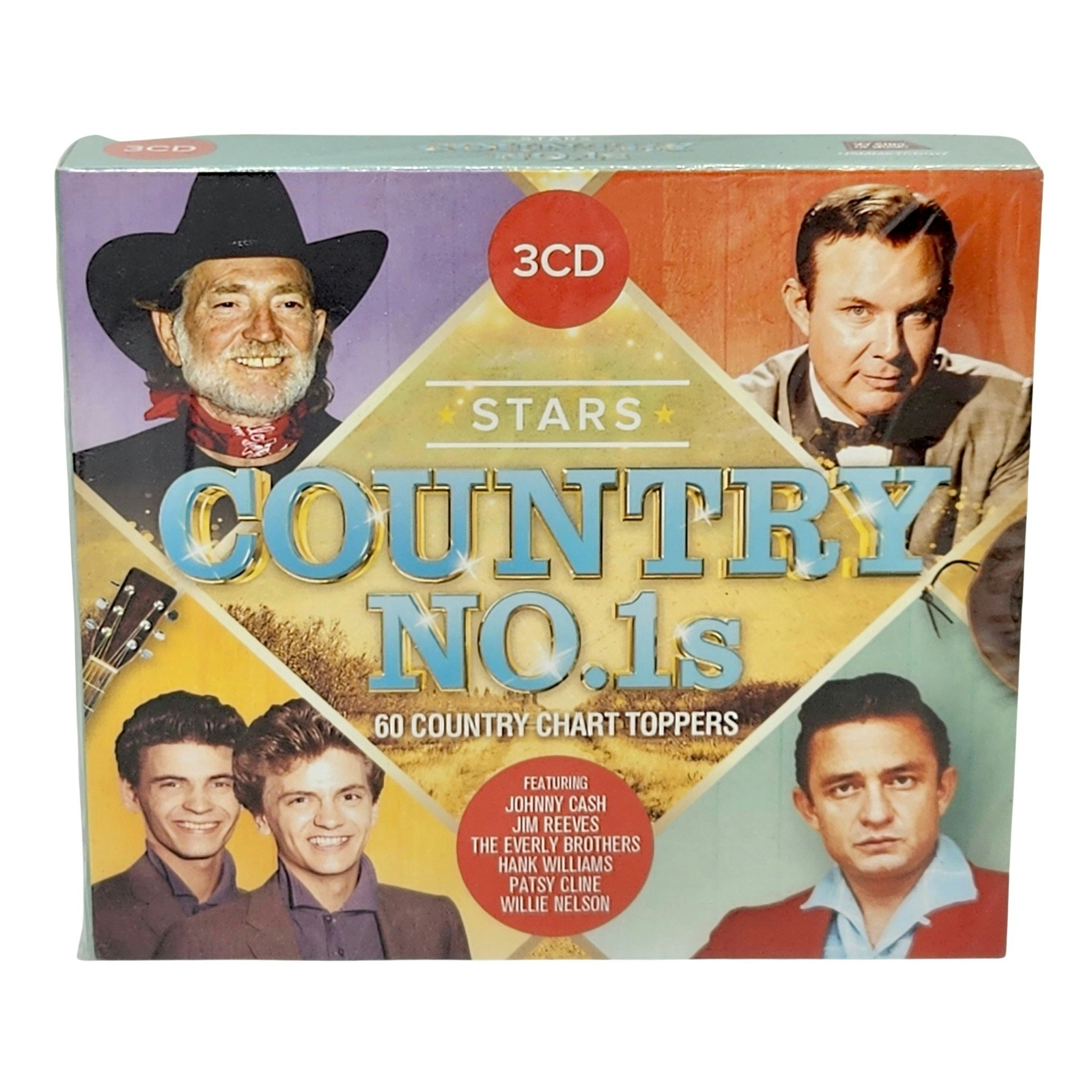 Stars Of Country No 1s, 60 Country Chart Toppers, 3 CD Box NY