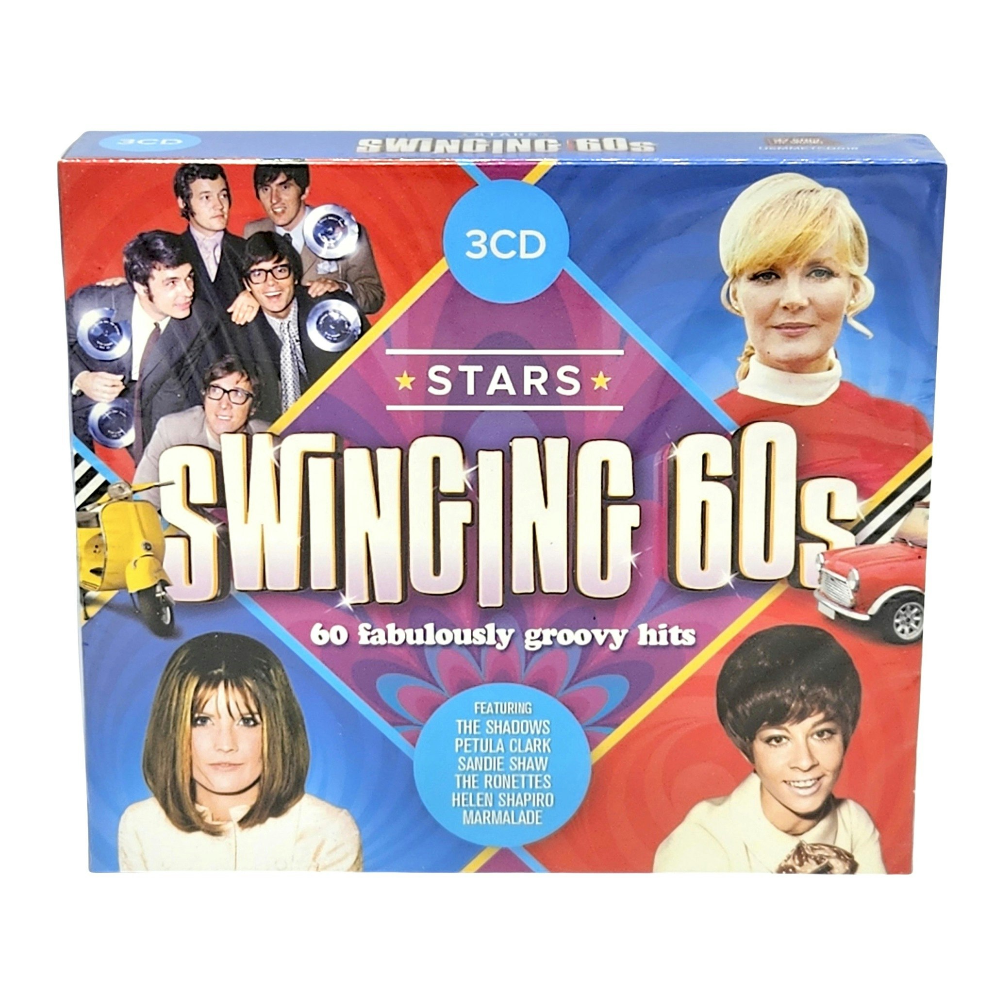 Stars: Swinging 60s, 60 Fabulously Groovy Hits, 3 CD Box NY