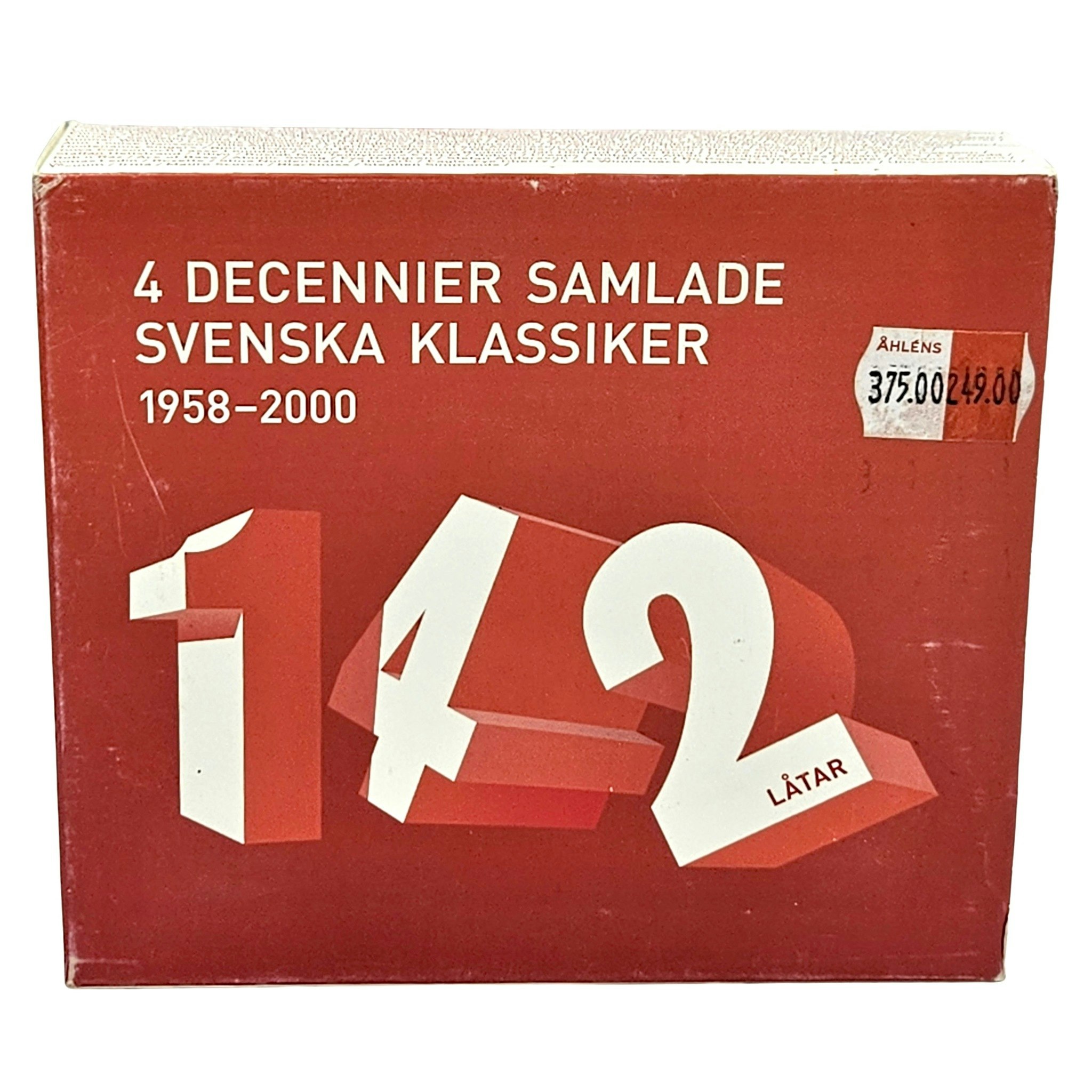 4 Decennier Samlade Svenska Klassiker 1958-2000, 7 CD Box