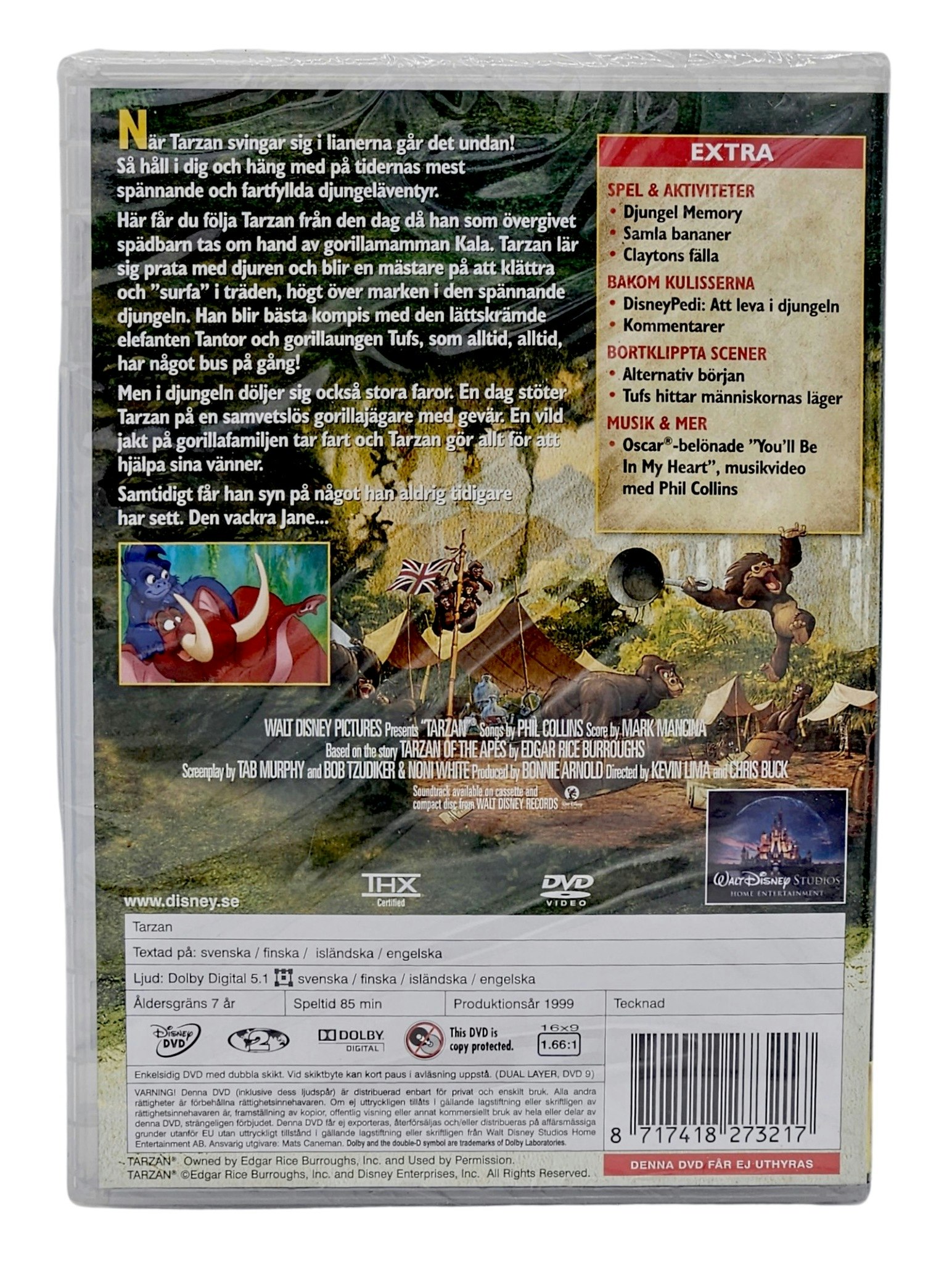 Walt Disneys Tarzan, NY DVD
