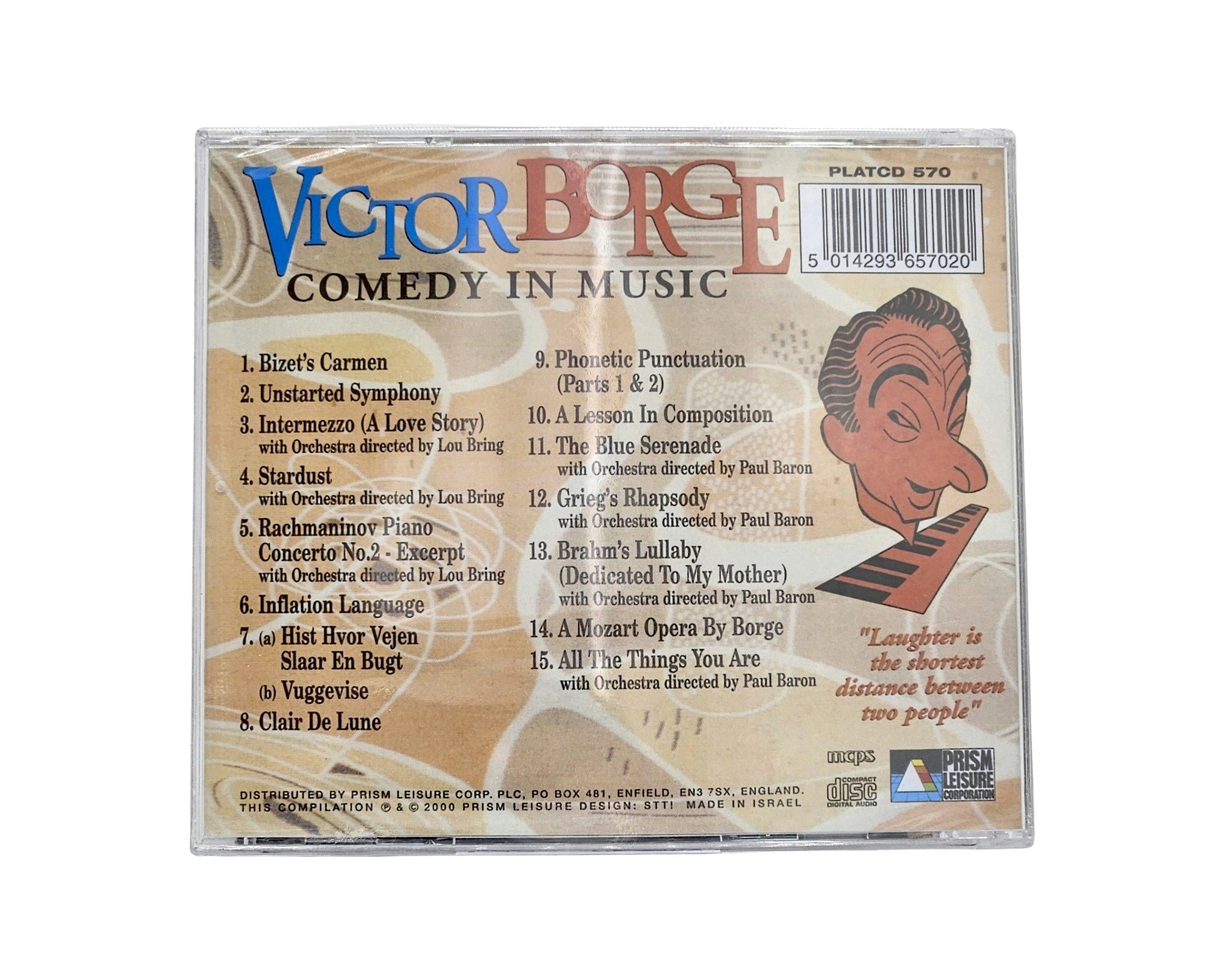 Victor Borge: Comedy In music, NY CD