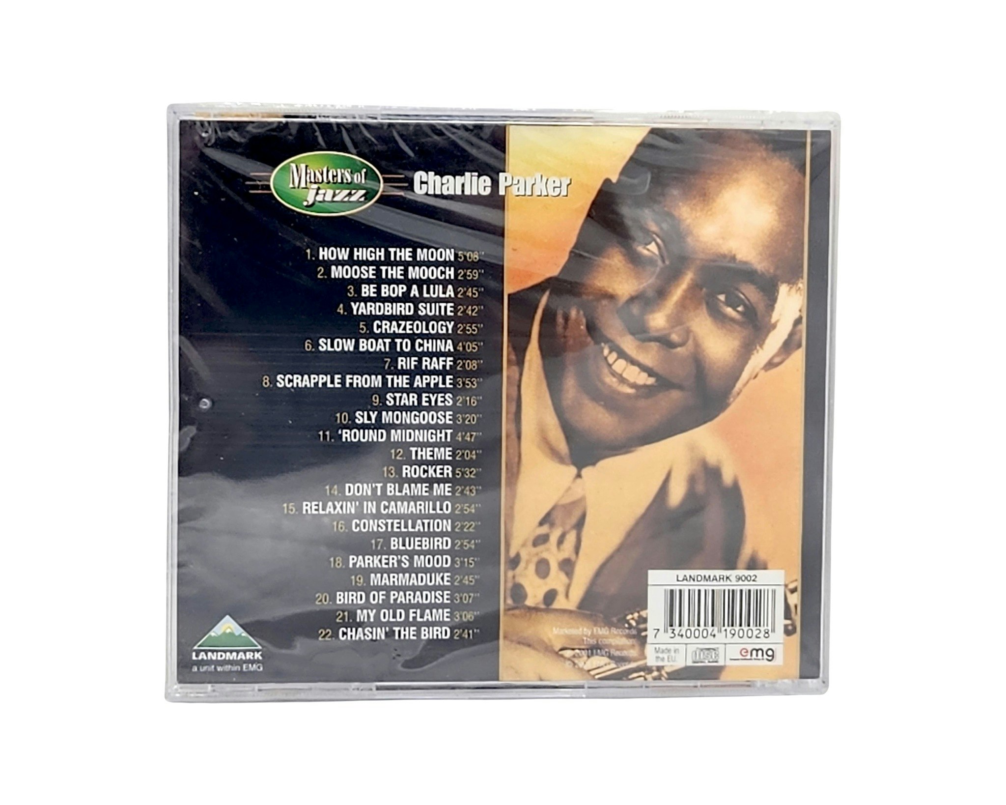 Masters Of Jazz, Charlie Parker, NY CD