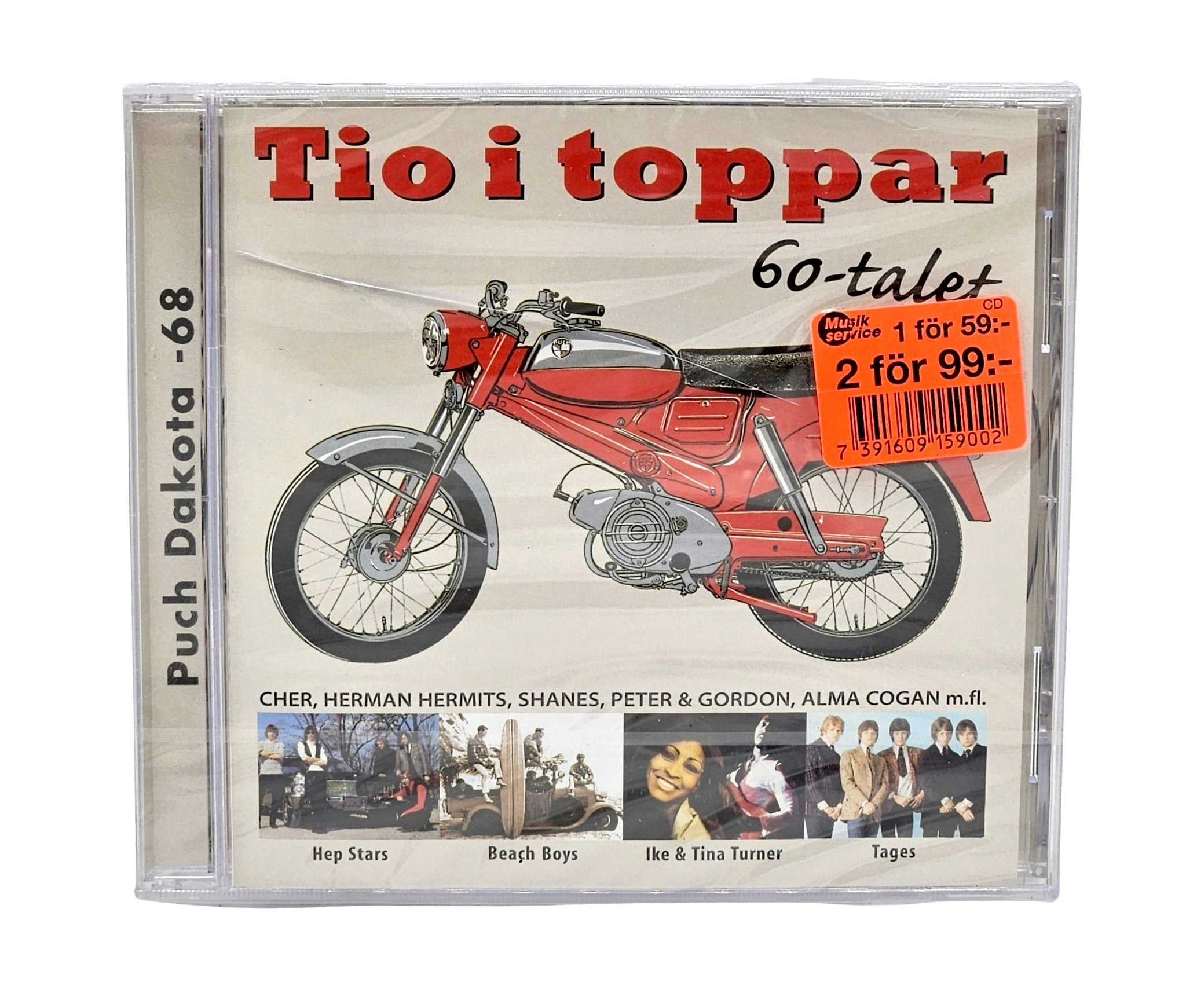 Tio I Toppar, 60 Talet, CD NY