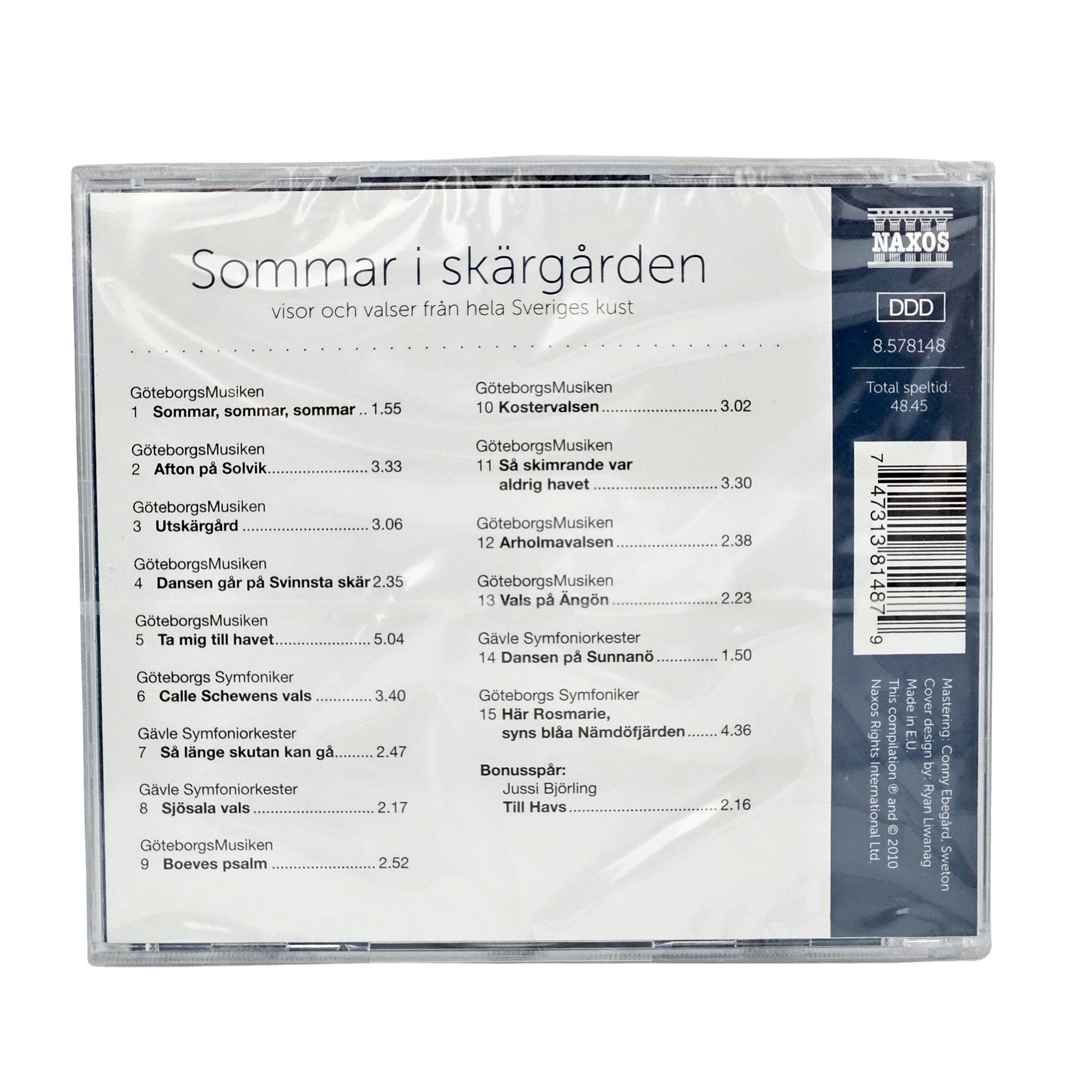 Sommar I Skärgården, CD NY