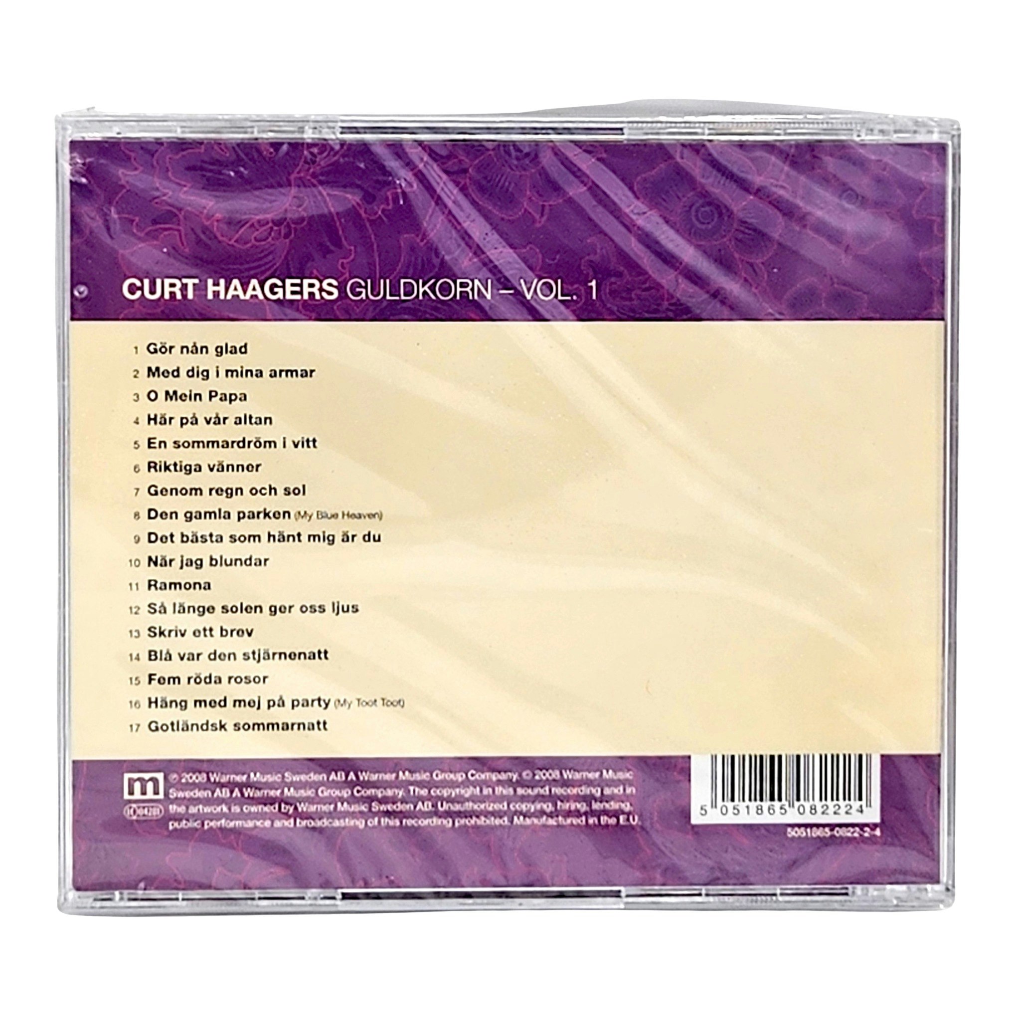 Curt Haagers, Guldkorn Volym 1, CD NY