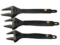 3 St IRONSIDE Skiftnycklar med måttskala 40-60 mm