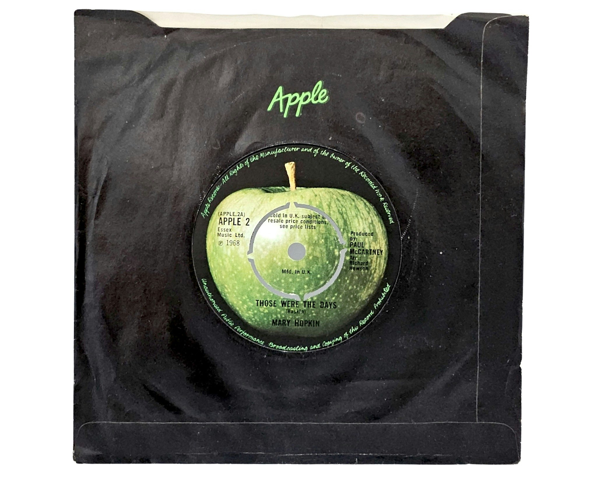 Apple 2, Turn Turn Turn, Vinyl Singel