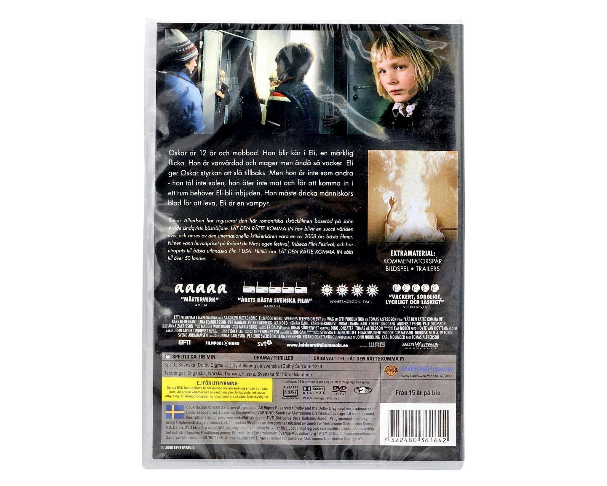 Låt Den Rätte Komma In, DVD NY