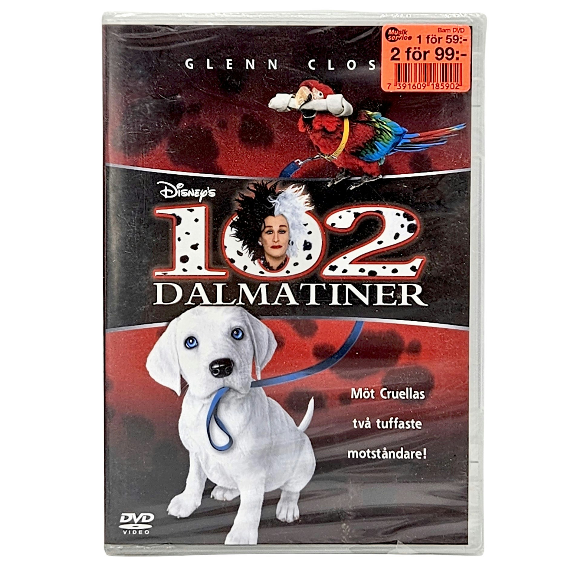 Disney, 102 Dalmatiner, DVD NY - Tigris Antiques & Art