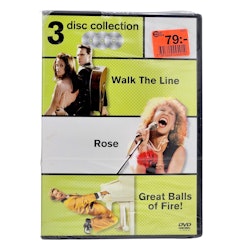 DVD Box, Walk The Line, Rose, Great Balls Of Fire, 3 DVD NY
