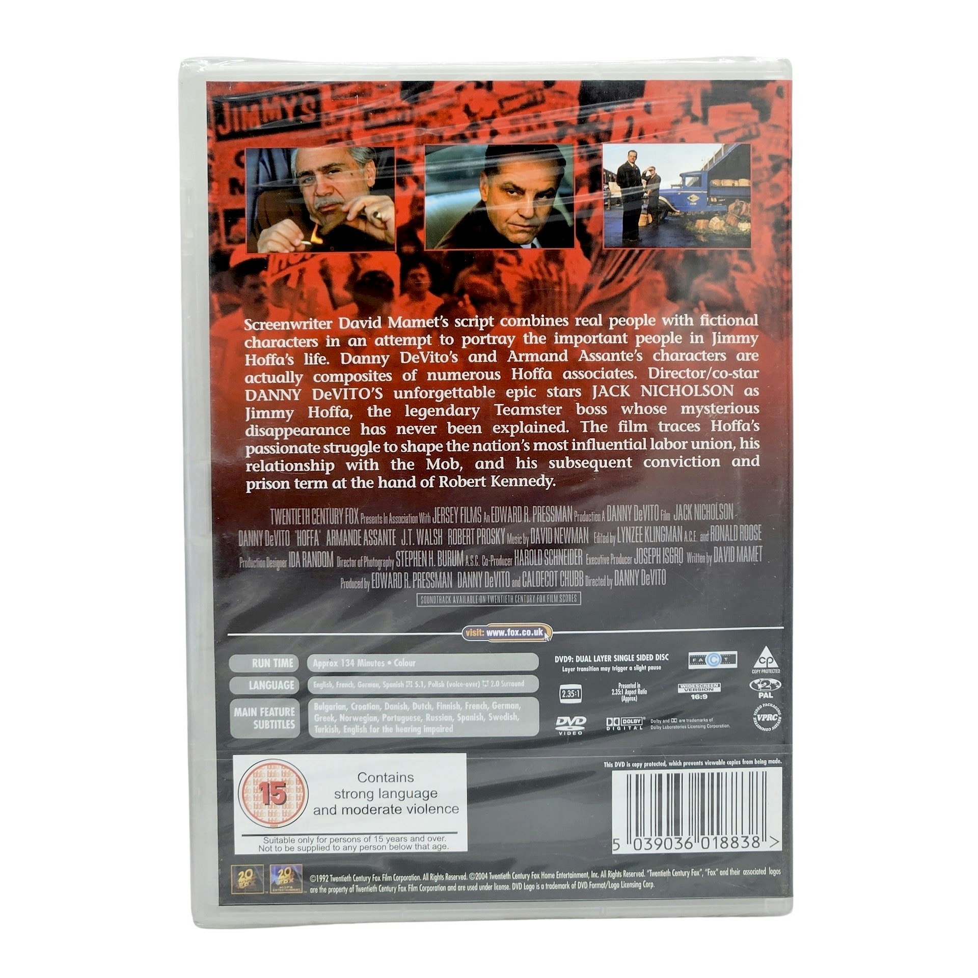 Hoffa, DVD NEW