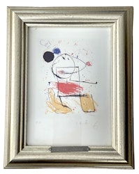 Lasse Åberg Reproduction painting, framed