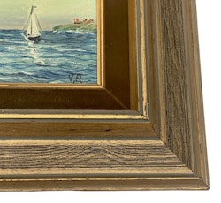 Viktor Rasmussen ( Danmark, 1922-2004). Oljemålning, signerad