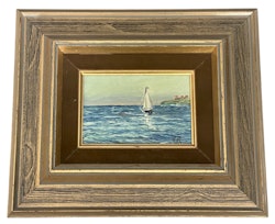 Viktor Rasmussen ( Danmark, 1922-2004). Oljemålning, signerad