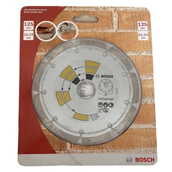 Bosch Universal skiva 125 mm 22,23 mm