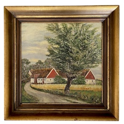 N. Wollmer, Oljemålning på duk, signerad
