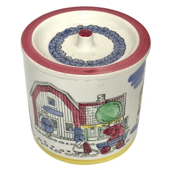 Jar with lid. Upsala Ekeby / Gefle