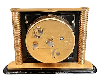 Antique Oris 8 day 15 jewels alarm clock, swiss made