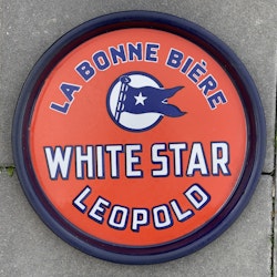 Enamel tray White Star Leopold
