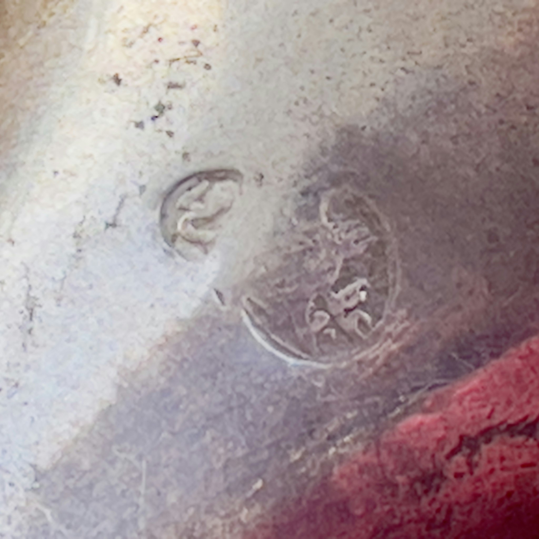 Cristal de Bohême pour chicha Ottoman en argent, vers 1820