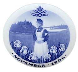 Royal Copenhagen, Minnestallrik November 1906