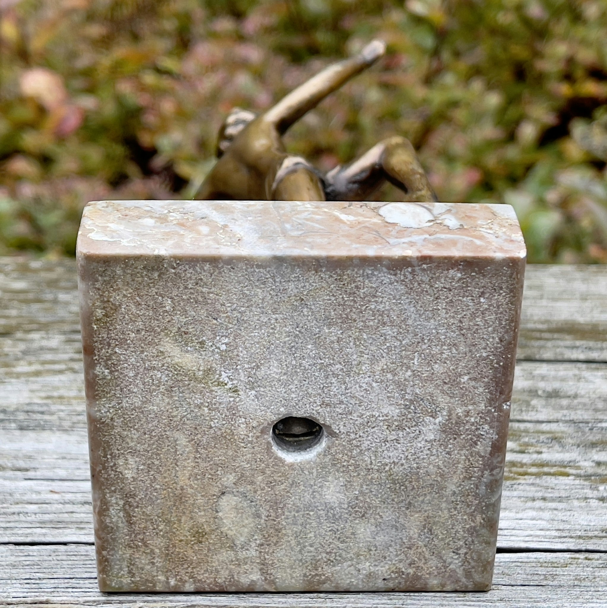 Dansande kvinna, skulptur, brons, Art Deco