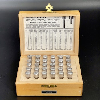 Bergeon, assortment 2646 - NHS bridge screws, Swiss