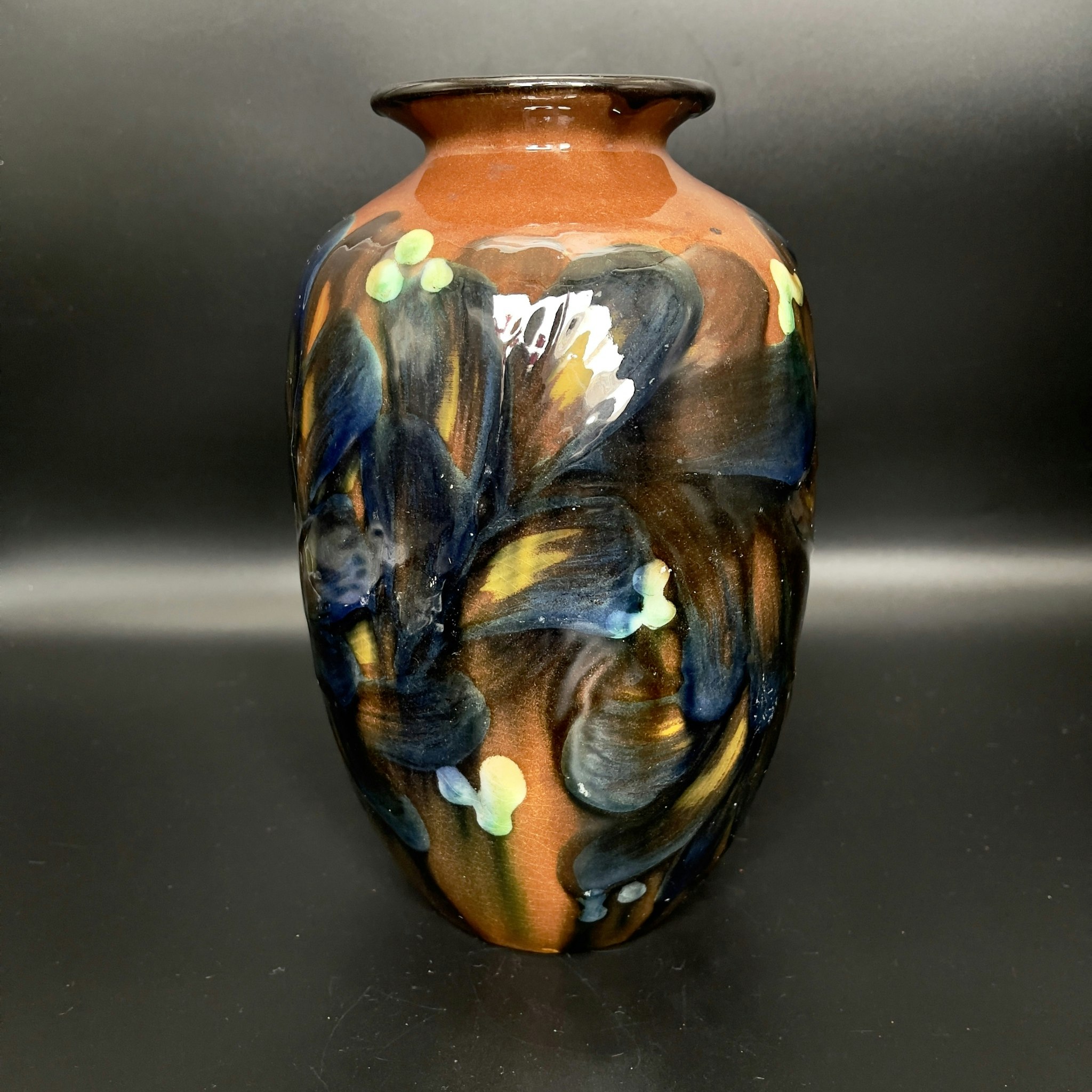 Hermann August Kähler, vase en céramique, signé