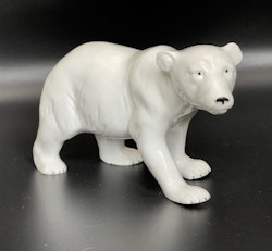 Isbjörns figurin, porslin, signerad
