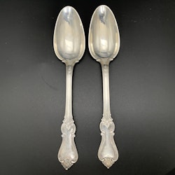 Silver matskedar 2 st, Ericson 1868