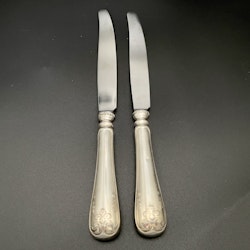 Silver matknivar 2 st, Jernbolaget Eskilstuna 1912