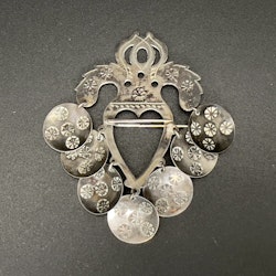 Brooch for the costume of Sweden, silver 1922