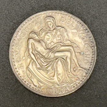Joannes Pavlvs II besöker Polen Souvenir silver medaljer