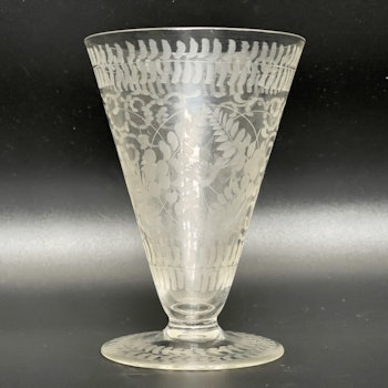 Orrefors antik graverade glas